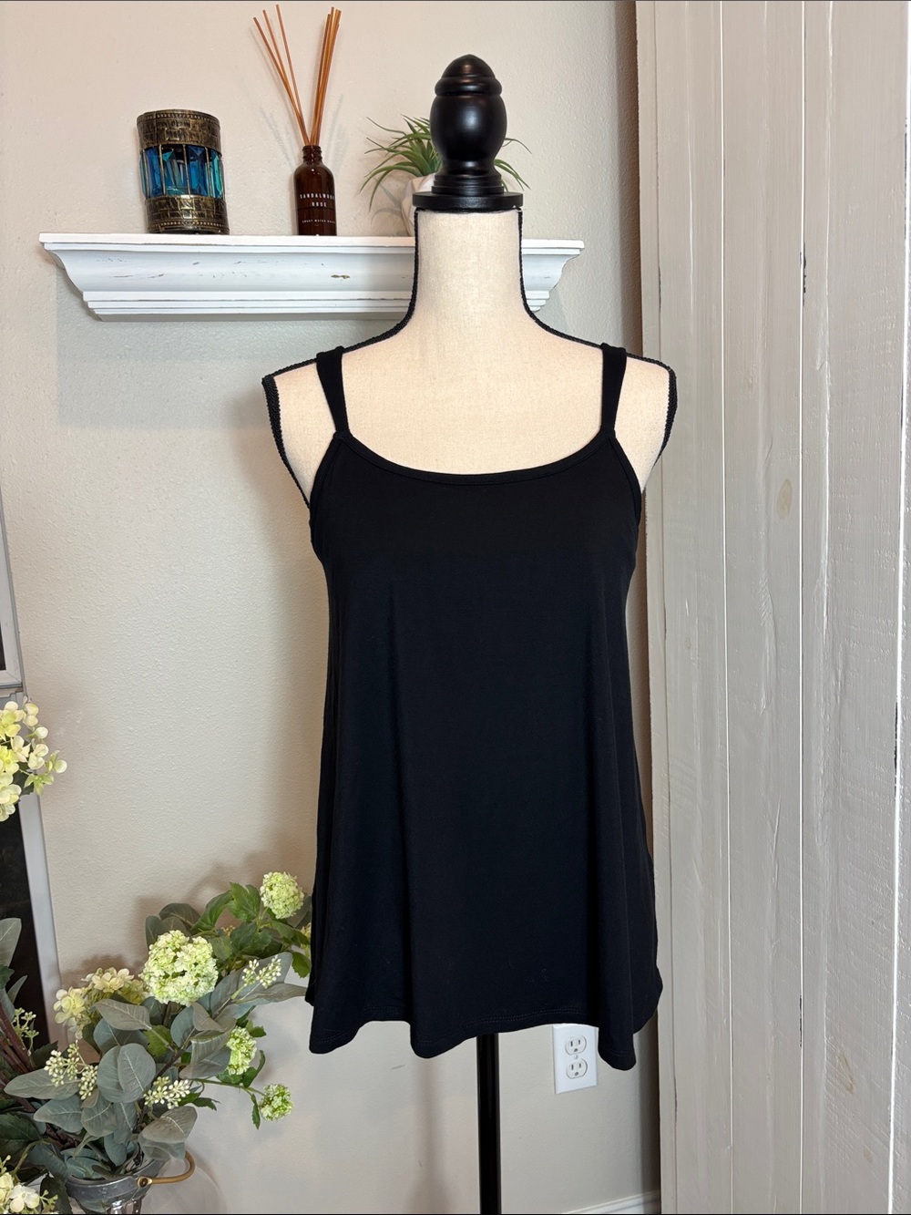 Soma Black Double-Strap Camisole Medium